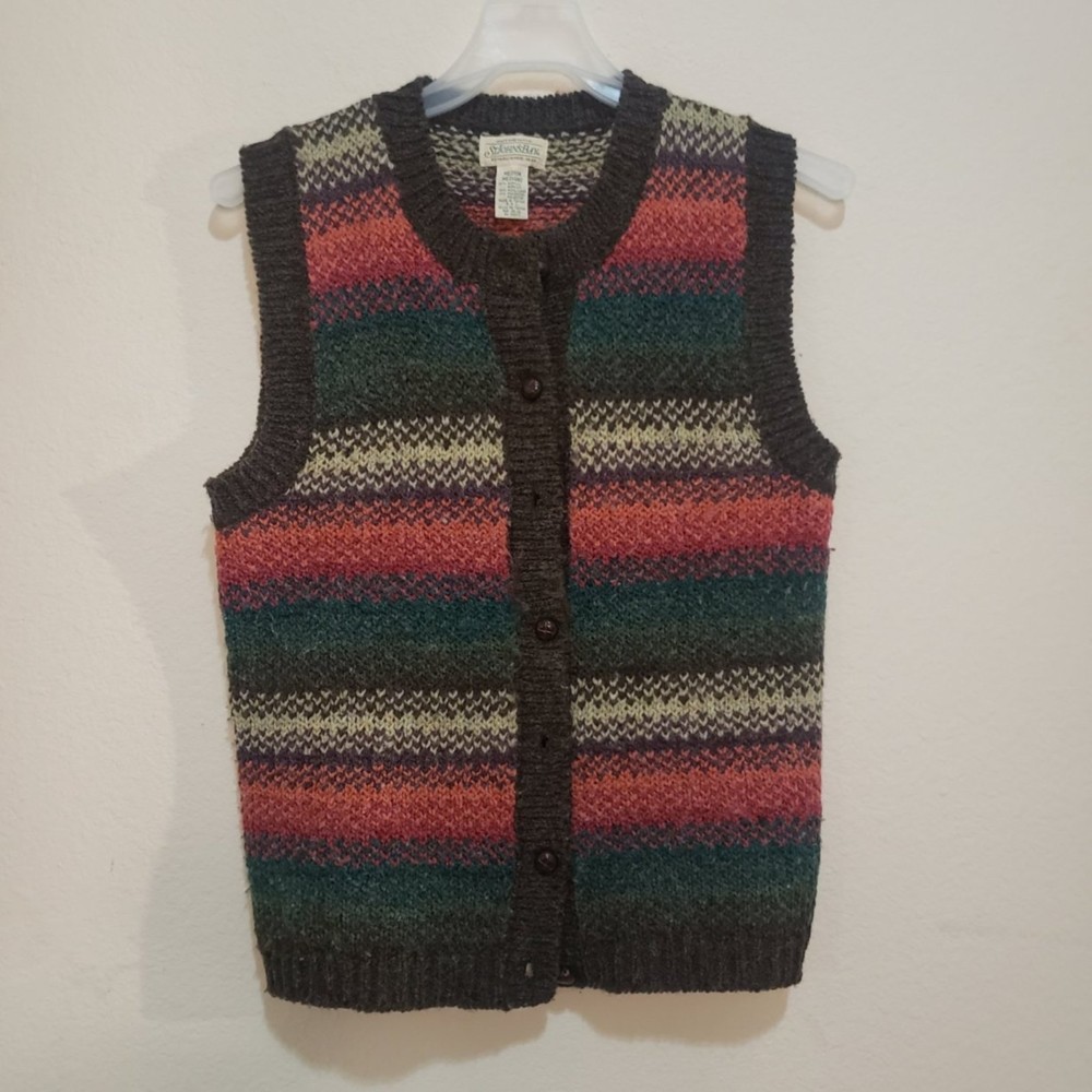 St. John's Bay Knit Sweater Vest Size M
